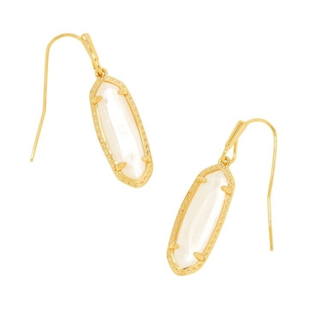 Kendra Scott Eva 14K Gold Over Brass
Drop Earrings - Mother of Pearl new 🆕